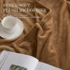 imageNICETOWN Soft Blanket King Size Fleece Warm Fuzzy Throw for BedSofa Lightweight 300GSM Microplush Ultra Warm Blanket 90quot x 108quot GreyCoffee