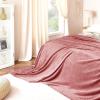 imageNICETOWN Soft Blanket King Size Fleece Warm Fuzzy Throw for BedSofa Lightweight 300GSM Microplush Ultra Warm Blanket 90quot x 108quot GreyDusty Pink