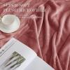 imageNICETOWN Soft Blanket King Size Fleece Warm Fuzzy Throw for BedSofa Lightweight 300GSM Microplush Ultra Warm Blanket 90quot x 108quot GreyDusty Pink