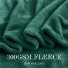 imageNICETOWN Soft Blanket King Size Fleece Warm Fuzzy Throw for BedSofa Lightweight 300GSM Microplush Ultra Warm Blanket 90quot x 108quot GreyForest Green