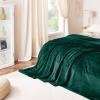 imageNICETOWN Soft Blanket King Size Fleece Warm Fuzzy Throw for BedSofa Lightweight 300GSM Microplush Ultra Warm Blanket 90quot x 108quot GreyForest Green