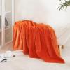 imageNICETOWN Soft Blanket King Size Fleece Warm Fuzzy Throw for BedSofa Lightweight 300GSM Microplush Ultra Warm Blanket 90quot x 108quot GreyOrange