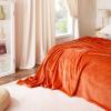 imageNICETOWN Soft Blanket King Size Fleece Warm Fuzzy Throw for BedSofa Lightweight 300GSM Microplush Ultra Warm Blanket 90quot x 108quot GreyOrange