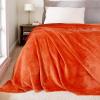 imageNICETOWN Soft Blanket King Size Fleece Warm Fuzzy Throw for BedSofa Lightweight 300GSM Microplush Ultra Warm Blanket 90quot x 108quot GreyOrange