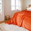 imageNICETOWN Soft Blanket King Size Fleece Warm Fuzzy Throw for BedSofa Lightweight 300GSM Microplush Ultra Warm Blanket 90quot x 108quot GreyOrange