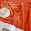 imageNICETOWN Soft Blanket King Size Fleece Warm Fuzzy Throw for BedSofa Lightweight 300GSM Microplush Ultra Warm Blanket 90quot x 108quot GreyOrange