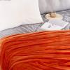 imageNICETOWN Soft Blanket King Size Fleece Warm Fuzzy Throw for BedSofa Lightweight 300GSM Microplush Ultra Warm Blanket 90quot x 108quot GreyOrange