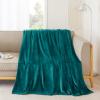 imageNICETOWN Soft Blanket King Size Fleece Warm Fuzzy Throw for BedSofa Lightweight 300GSM Microplush Ultra Warm Blanket 90quot x 108quot GreyTeal