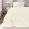 imageNICETOWN Soft Blanket King Size Fleece Warm Fuzzy Throw for BedSofa Lightweight 300GSM Microplush Ultra Warm Blanket 90quot x 108quot GreyWhitee