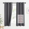imageNICETOWN Sound Barrier 100 Blackout Divider Curtains 84quot Noise Heat and Cold Blocking Drapes with Felt Fabric Lining for Noise ReducingNurseryDaytime SleepBedroom White 2 PCs 52quot WideGrey