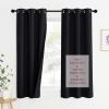 imageNICETOWN Sound Barrier 100 Blackout Divider Curtains 84quot Noise Heat and Cold Blocking Drapes with Felt Fabric Lining for Noise ReducingNurseryDaytime SleepBedroom White 2 PCs 52quot WideBlack