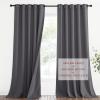 imageNICETOWN Sound Barrier 100 Blackout Divider Curtains 84quot Noise Heat and Cold Blocking Drapes with Felt Fabric Lining for Noise ReducingNurseryDaytime SleepBedroom White 2 PCs 52quot WideGrey