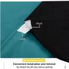 imageNICETOWN Sound Barrier 100 Blackout Divider Curtains 84quot Noise Heat and Cold Blocking Drapes with Felt Fabric Lining for Noise ReducingNurseryDaytime SleepBedroom White 2 PCs 52quot WidePeacock Teal