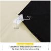 imageNICETOWN Sound Barrier 100 Blackout Divider Curtains 84quot Noise Heat and Cold Blocking Drapes with Felt Fabric Lining for Noise ReducingNurseryDaytime SleepBedroom White 2 PCs 52quot WideBeige