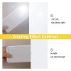 imageNICETOWN Sound Barrier 100 Blackout Divider Curtains 84quot Noise Heat and Cold Blocking Drapes with Felt Fabric Lining for Noise ReducingNurseryDaytime SleepBedroom White 2 PCs 52quot WidePure White