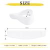 imageNICETOWN Strong Magnetic Curtain Tiebacks  Modern Simple Style Curtain Ties Backs Holdbacks Holders for IndoorOutdoor Curtains White 185 X 4 Inches Set of 4White