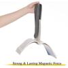 imageNICETOWN Strong Magnetic Curtain Tiebacks  Modern Simple Style Curtain Ties Backs Holdbacks Holders for IndoorOutdoor Curtains White 185 X 4 Inches Set of 4Grey