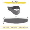 imageNICETOWN Strong Magnetic Curtain Tiebacks  Modern Simple Style Curtain Ties Backs Holdbacks Holders for IndoorOutdoor Curtains White 185 X 4 Inches Set of 4Grey