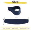 imageNICETOWN Strong Magnetic Curtain Tiebacks  Modern Simple Style Curtain Ties Backs Holdbacks Holders for IndoorOutdoor Curtains White 185 X 4 Inches Set of 4Navy Blue