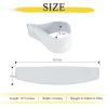 imageNICETOWN Strong Magnetic Curtain Tiebacks  Modern Simple Style Curtain Ties Backs Holdbacks Holders for IndoorOutdoor Curtains White 185 X 4 Inches Set of 4Greyish White