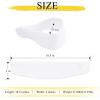 imageNICETOWN Strong Magnetic Curtain Tiebacks  Modern Simple Style Curtain Ties Backs Holdbacks Holders for IndoorOutdoor Curtains White 185 X 4 Inches Set of 4White