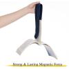 imageNICETOWN Strong Magnetic Curtain Tiebacks  Modern Simple Style Curtain Ties Backs Holdbacks Holders for IndoorOutdoor Curtains White 185 X 4 Inches Set of 4Navy Blue
