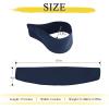 imageNICETOWN Strong Magnetic Curtain Tiebacks  Modern Simple Style Curtain Ties Backs Holdbacks Holders for IndoorOutdoor Curtains White 185 X 4 Inches Set of 4Navy Blue