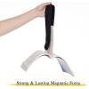 imageNICETOWN Strong Magnetic Curtain Tiebacks  Modern Simple Style Curtain Ties Backs Holdbacks Holders for IndoorOutdoor Curtains White 185 X 4 Inches Set of 4Black
