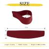 imageNICETOWN Strong Magnetic Curtain Tiebacks  Modern Simple Style Curtain Ties Backs Holdbacks Holders for IndoorOutdoor Curtains White 185 X 4 Inches Set of 4Burgundy Red