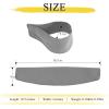 imageNICETOWN Strong Magnetic Curtain Tiebacks  Modern Simple Style Curtain Ties Backs Holdbacks Holders for IndoorOutdoor Curtains White 185 X 4 Inches Set of 4Silver Grey