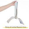 imageNICETOWN Strong Magnetic Curtain Tiebacks  Modern Simple Style Curtain Ties Backs Holdbacks Holders for IndoorOutdoor Curtains White 185 X 4 Inches Set of 4Greyish White