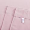 imageNICETOWN Thermal Insulated Blackout Short Curtain  Bathroom Curtain Gray Tie Up Shade for Small Window Window Valance Balloon Roman Blind Rod Pocket Panel 46 inches W x 63 inches LBaby Pink