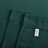 imageNICETOWN Thermal Insulated Blackout Short Curtain  Bathroom Curtain Gray Tie Up Shade for Small Window Window Valance Balloon Roman Blind Rod Pocket Panel 46 inches W x 63 inches LHunter Green