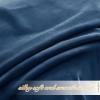 imageNICETOWN Thermal Insulated Velvet Curtains Ivory 96 Inch Length Heavy Duty Keep Warm Drapes Room Darkening Thermal Insulated Curtains for Patio Hall Villa Bedroom Window Treatment Set of 2Navy Blue