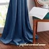 imageNICETOWN Thermal Insulated Velvet Curtains Ivory 96 Inch Length Heavy Duty Keep Warm Drapes Room Darkening Thermal Insulated Curtains for Patio Hall Villa Bedroom Window Treatment Set of 2Navy Blue