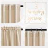 imageNICETOWN Thermal Insulated Velvet Curtains Ivory 96 Inch Length Heavy Duty Keep Warm Drapes Room Darkening Thermal Insulated Curtains for Patio Hall Villa Bedroom Window Treatment Set of 2Beige