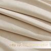 imageNICETOWN Thermal Insulated Velvet Curtains Ivory 96 Inch Length Heavy Duty Keep Warm Drapes Room Darkening Thermal Insulated Curtains for Patio Hall Villa Bedroom Window Treatment Set of 2Beige