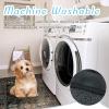 imageNICETOWN Waterproof Dog Blanket Bed Cover Sherpla Fleece Cozy Plush Bed Large Dog Blanket for Couch Sofa Floor Protecting Pet Day for Present 50quot W x 60quot L Light GreyGrey
