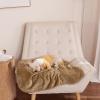 imageNICETOWN Waterproof Dog Blanket Bed Cover Sherpla Fleece Cozy Plush Bed Large Dog Blanket for Couch Sofa Floor Protecting Pet Day for Present 50quot W x 60quot L Light GreyTaupe