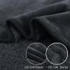 imageNICETOWN Waterproof Dog Blanket Bed Cover Sherpla Fleece Cozy Plush Bed Large Dog Blanket for Couch Sofa Floor Protecting Pet Day for Present 50quot W x 60quot L Light GreyGrey