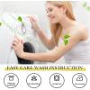 imageNICETOWN White Blackout Curtain Liners for Window  Noise Reducing Light Blocking Liner for 84 inch Curtains Set of 2 Each is 27quot x 80quot Hooks Included Greyish WhiteGreyish White