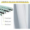 imageNICETOWN White Blackout Curtain Liners for Window  Noise Reducing Light Blocking Liner for 84 inch Curtains Set of 2 Each is 27quot x 80quot Hooks Included Greyish WhiteGreyish White