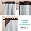 imageNICETOWN White Blackout Curtain Liners for Window  Noise Reducing Light Blocking Liner for 84 inch Curtains Set of 2 Each is 27quot x 80quot Hooks Included Greyish WhiteGreyish White