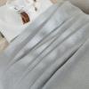 imageNICETOWN White Linen Sheer Curtains and Drapes 84 inches Long Rod Pocket ampamp Back Tab semitransparent with Light Through Vertical Window Treatments for Sliding Glass Door ampamp Living Room 52quotW Set of 2Linen Light Gray