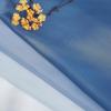 imageNICETOWN White Sheer Window Scarf 216 inch Extra Long Soft Voile Textured Bed Canopy Scarf Curtains for Event DesignsHome Decor 60 inches Wide Set of 2Ombre Navy Blue