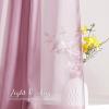 imageNICETOWN White Sheer Window Scarf 216 inch Extra Long Soft Voile Textured Bed Canopy Scarf Curtains for Event DesignsHome Decor 60 inches Wide Set of 2Mauve