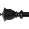 imageNICETOWN Antique White Curtain Rods for Window 48 to 86 inch Decorative 1 18 inch Diameter Single Strong Curtain Rod with Trophy Design for FarmhouseLiving RoomBlack Copper