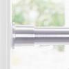 imageNICETOWN Doorway Curtain Rod for Window 28quot to 48quot Premium Tension Curtain Rod Without Drilling Rust Free and NonFall Down Doorway Cupboard Short Tension Pole Black 28quot  48quotNickel