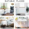 imageNICETOWN Grey Bathroom Rug Sets Extra Thick Bath Rugs for Bathroom AntiSlip Soft Plush Chenille Shaggy Bath Mats Living Room Bedroom Mats Water Absorbent Floor Carpets 20 x 32 Plus 17 x 24Dove Grey