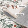 imageNICETOWN 8x10 Large Washable Pink Area Rug  Boho NonSlip Folable Rug Stain Resistant Oriental Medallion Living Room Carpet for Girls Room Kitchen Laundry Bathroom Bedroom Light PinkMulti Color